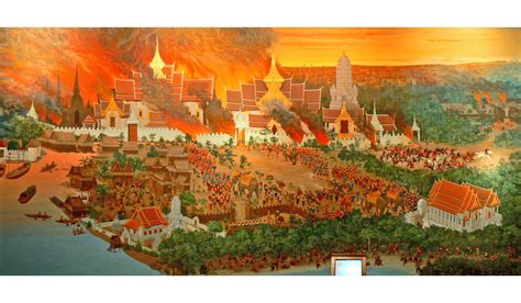 The Ayutthaya Fall; A Spectacular Collapse Triggered by Burmese Aggression and Internal Strife